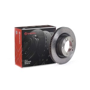 Toyota Sequoia Brake Rotor (1) - Front - Brembo OE - Premium XTRA Drilled - 2020